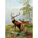 РЕПРОДУКЦИИ НА КАРТИНИ Доминиращият елен (1891)